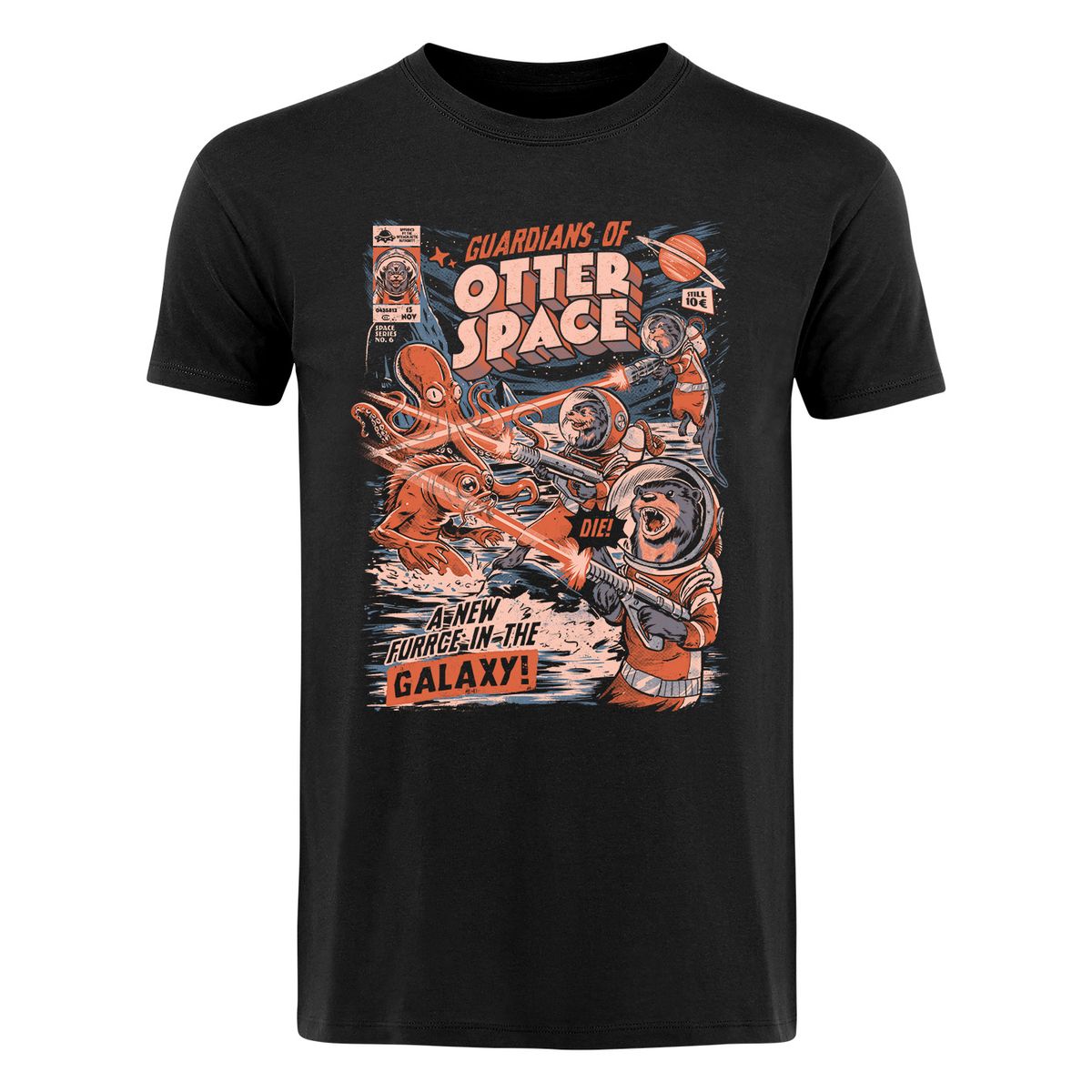 Eduardo Ely - Guardians of the Otter Space - T-paita