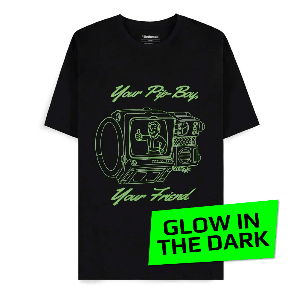 Fallout - Pip-Boy - T-paita (Glow-in-the-dark)