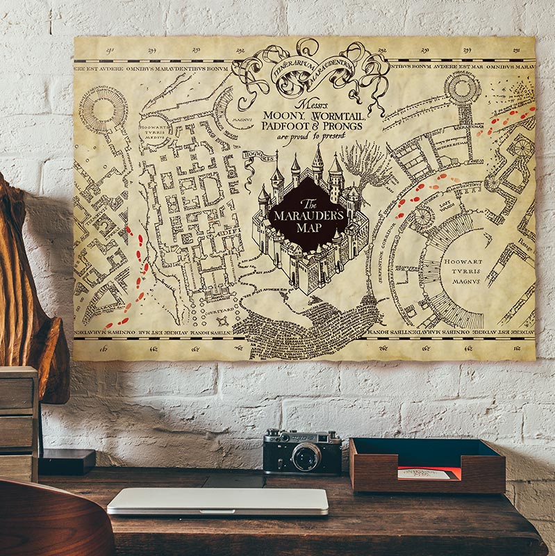 Harry Potter - Marauder's Map - Pergamenttijuliste