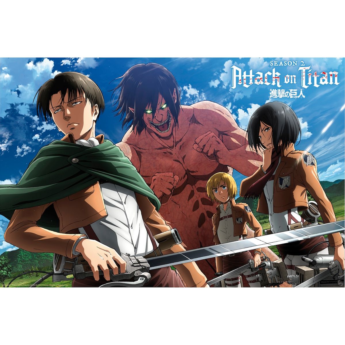 Attack on Titan - Ready to fight! - Juliste
