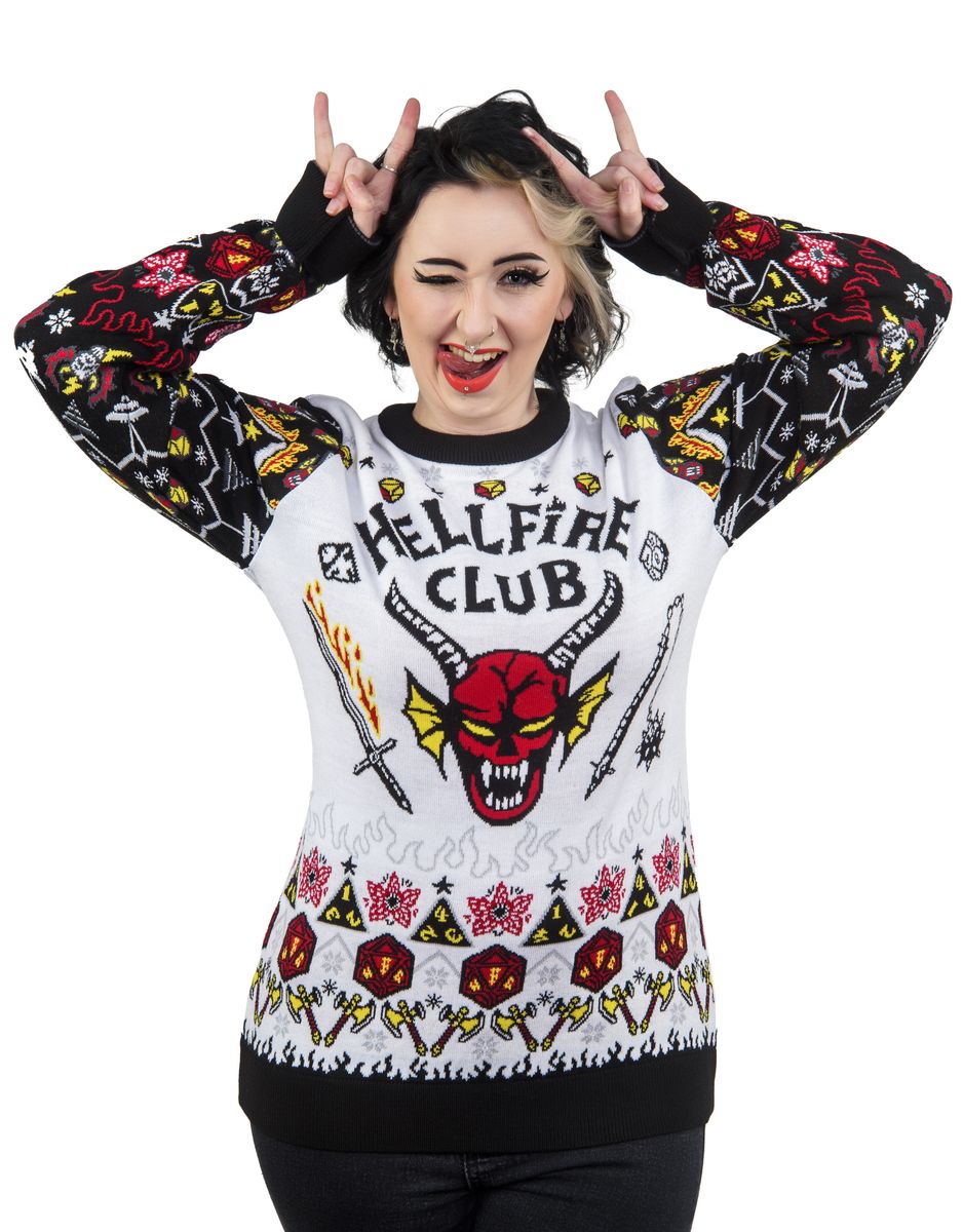 Stranger Things - Hellfire Club - Jouluneule / joulupaita
