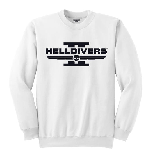 Helldivers - Skull Logo and Text - Pusero / Svetari