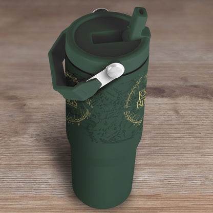 Taru sormusten herrasta - Map Inscription - Iso juomapullo (tumbler)