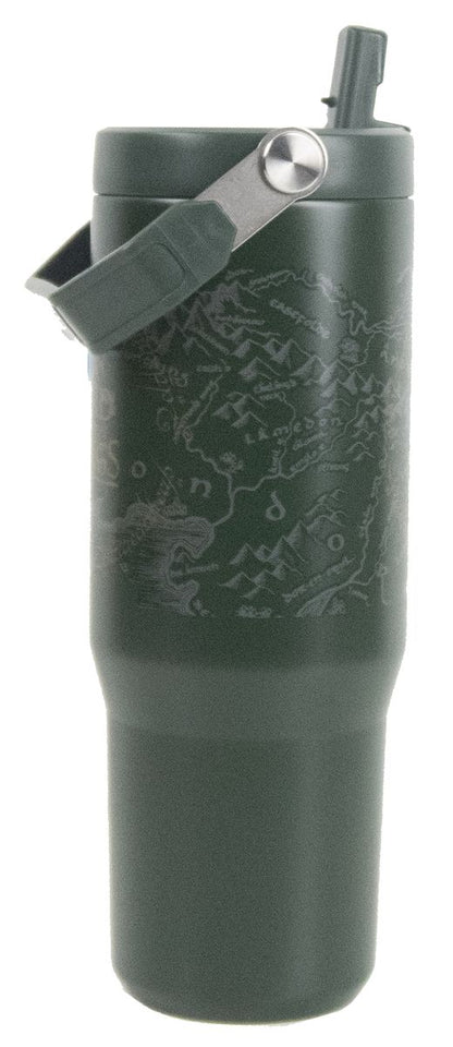 Taru sormusten herrasta - Map Inscription - Iso juomapullo (tumbler)