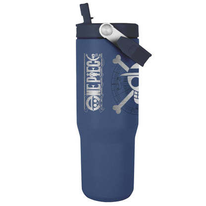 One Piece - Straw Hat Pirate Icon - Iso juomapullo (tumbler)