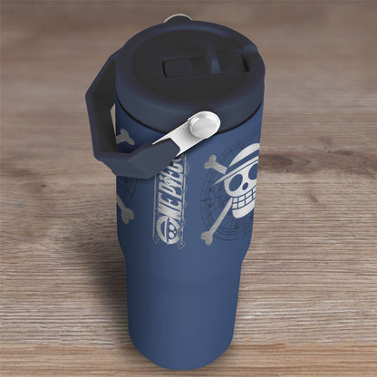 One Piece - Straw Hat Pirate Icon - Iso juomapullo (tumbler)