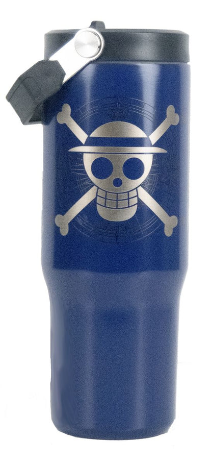 One Piece - Straw Hat Pirate Icon - Iso juomapullo (tumbler)