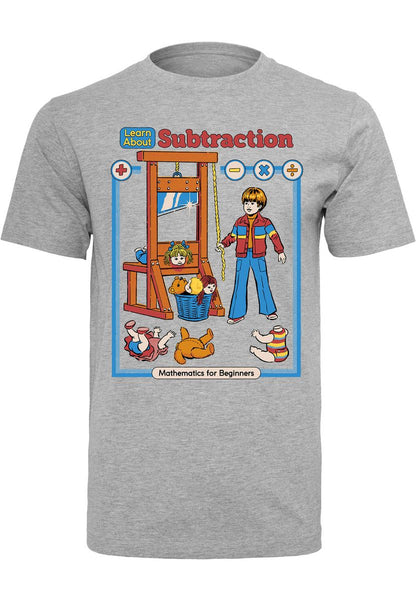 Steven Rhodes - Learn About Subtraction - T-paita