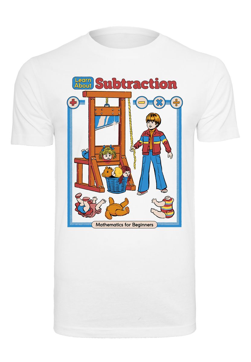 Steven Rhodes - Learn About Subtraction - T-paita