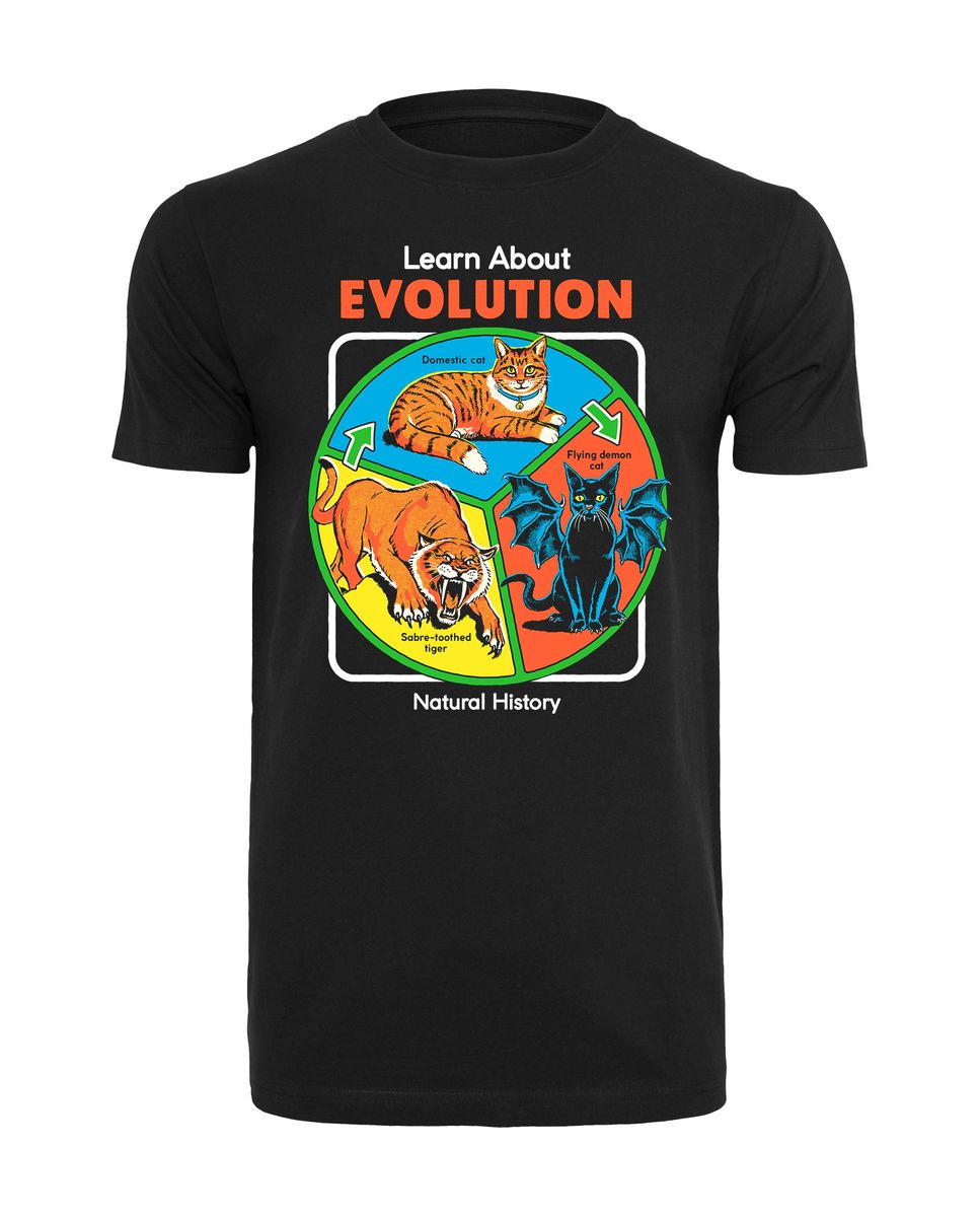 Steven Rhodes - Learn about Evolution - T-paita