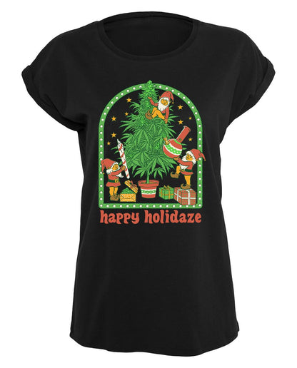 Steven Rhodes - Happy Holidaze - Naisten T-paita