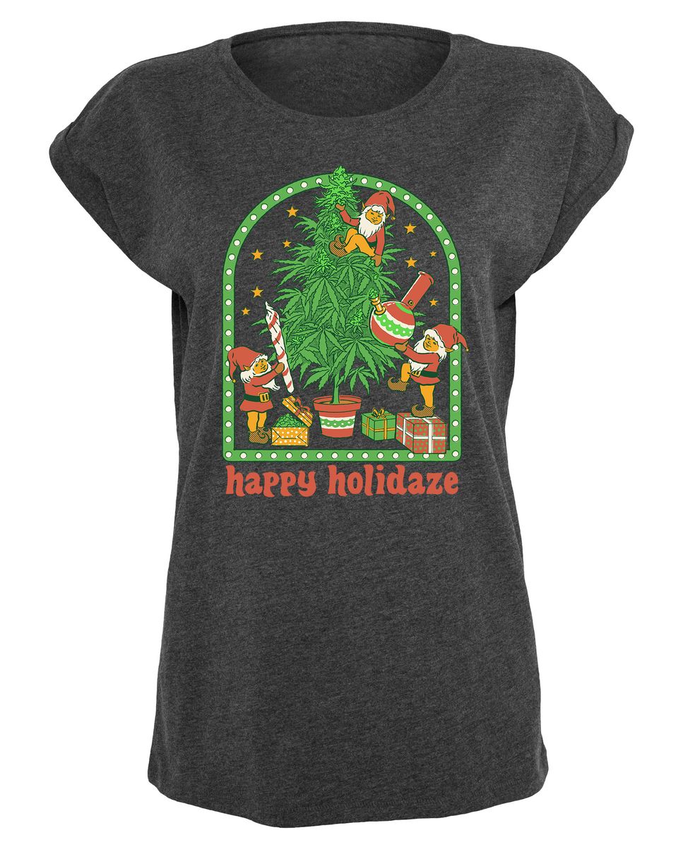 Steven Rhodes - Happy Holidaze - Naisten T-paita