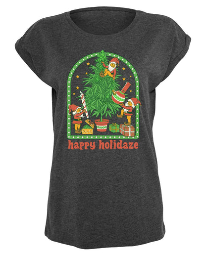 Steven Rhodes - Happy Holidaze - Naisten T-paita