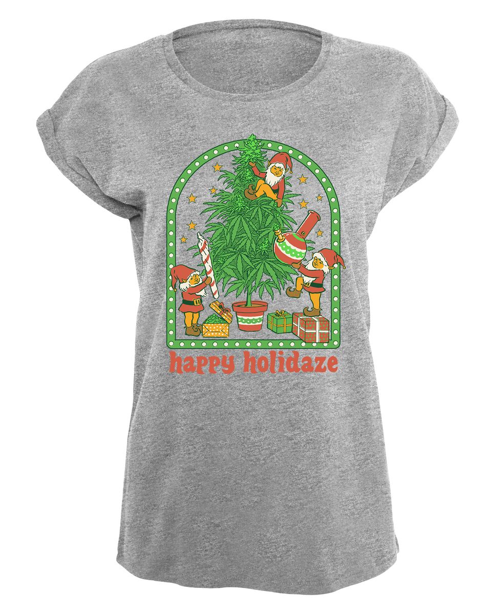 Steven Rhodes - Happy Holidaze - Naisten T-paita