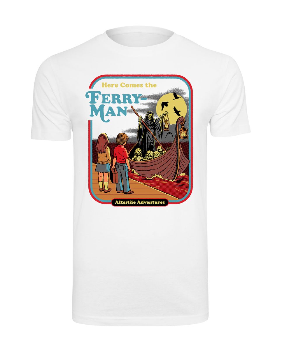 Steven Rhodes - Here Comes the Ferryman - T-paita