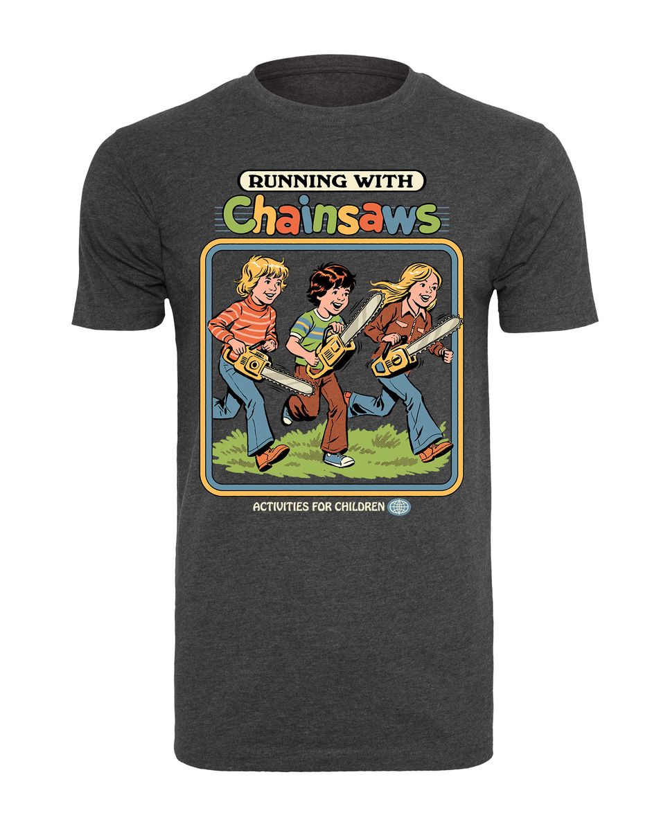 Steven Rhodes - Running with Chainsaws - T-paita