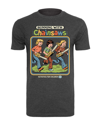 Steven Rhodes - Running with Chainsaws - T-paita