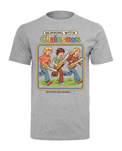 Steven Rhodes - Running with Chainsaws - T-paita