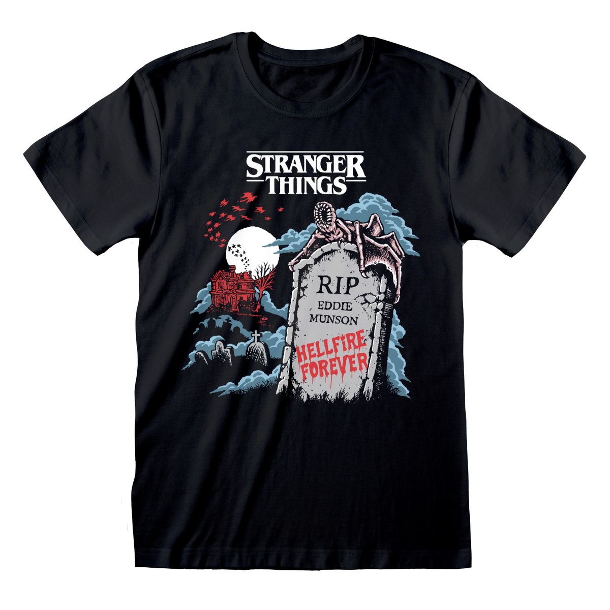Stranger Things - RIP Eddie - T-paita