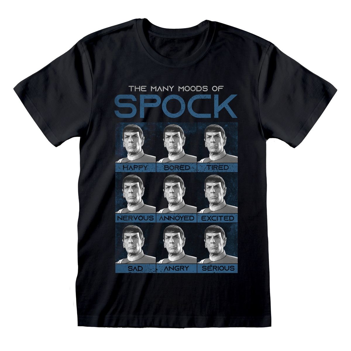 Star Trek - Many Moods of Spook - T-shirt