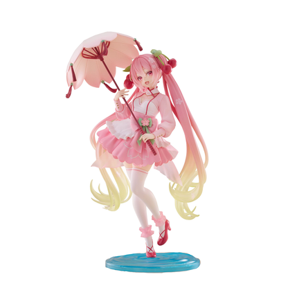 Hatsune Miku - AMP Newley Written Sakura Miku Sakura Dress Ver. - Figuuri (keräilyhahmo)