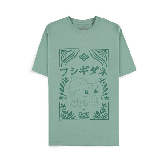 Pokémon - Green Bulbasaur - T-paita