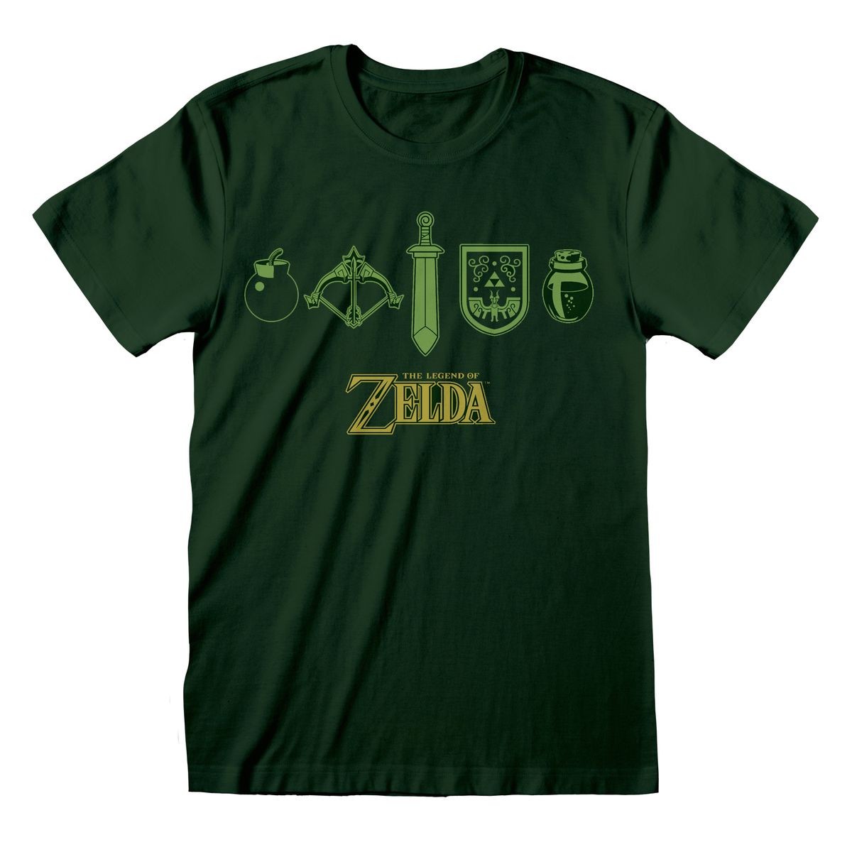 The Legend of Zelda - Icons - T-paita