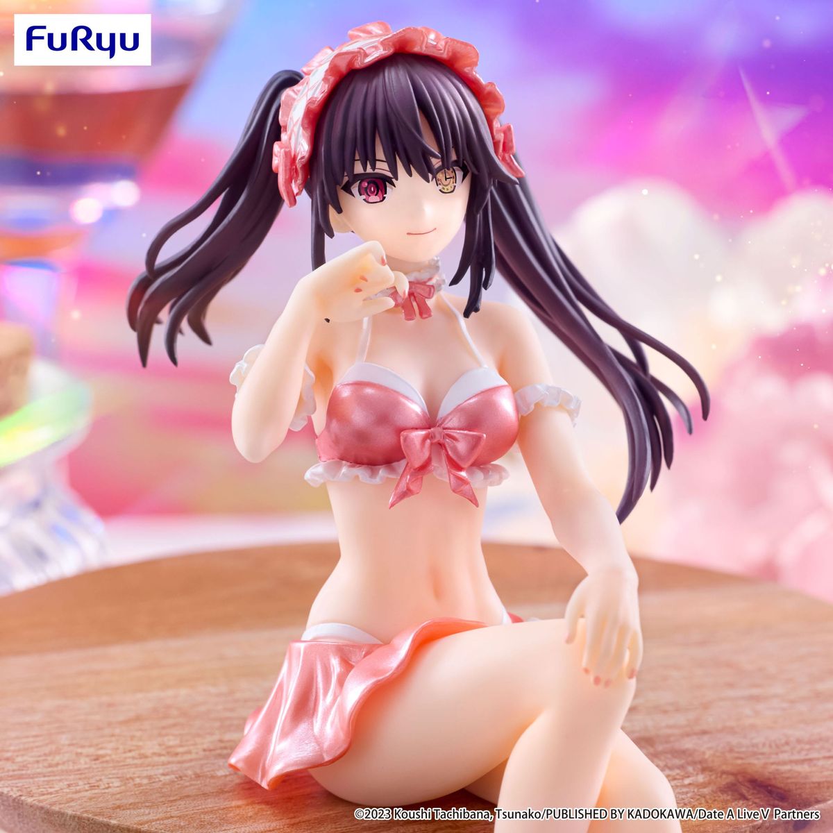 Date A Live IV - Kurumi Tokisaki Swimsuit Pastel Red - Noodle Stopper -figuuri (keräilyhahmo)