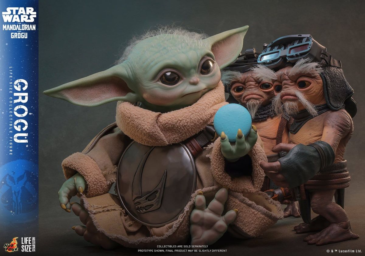 Star Wars: The Mandalorian & Grogu - Grogu 38 cm - Life Size -figuuri