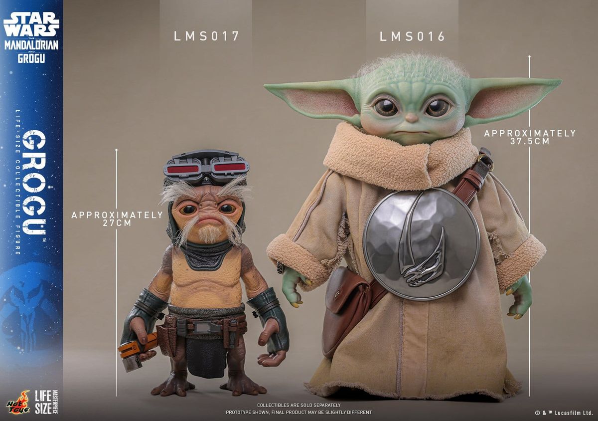 Star Wars: The Mandalorian & Grogu - Grogu 38 cm - Life Size -figuuri