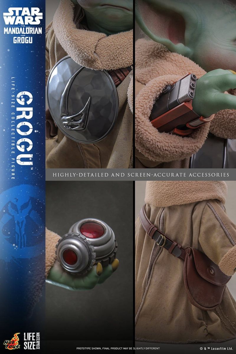 Star Wars: The Mandalorian & Grogu - Grogu 38 cm - Life Size -figuuri
