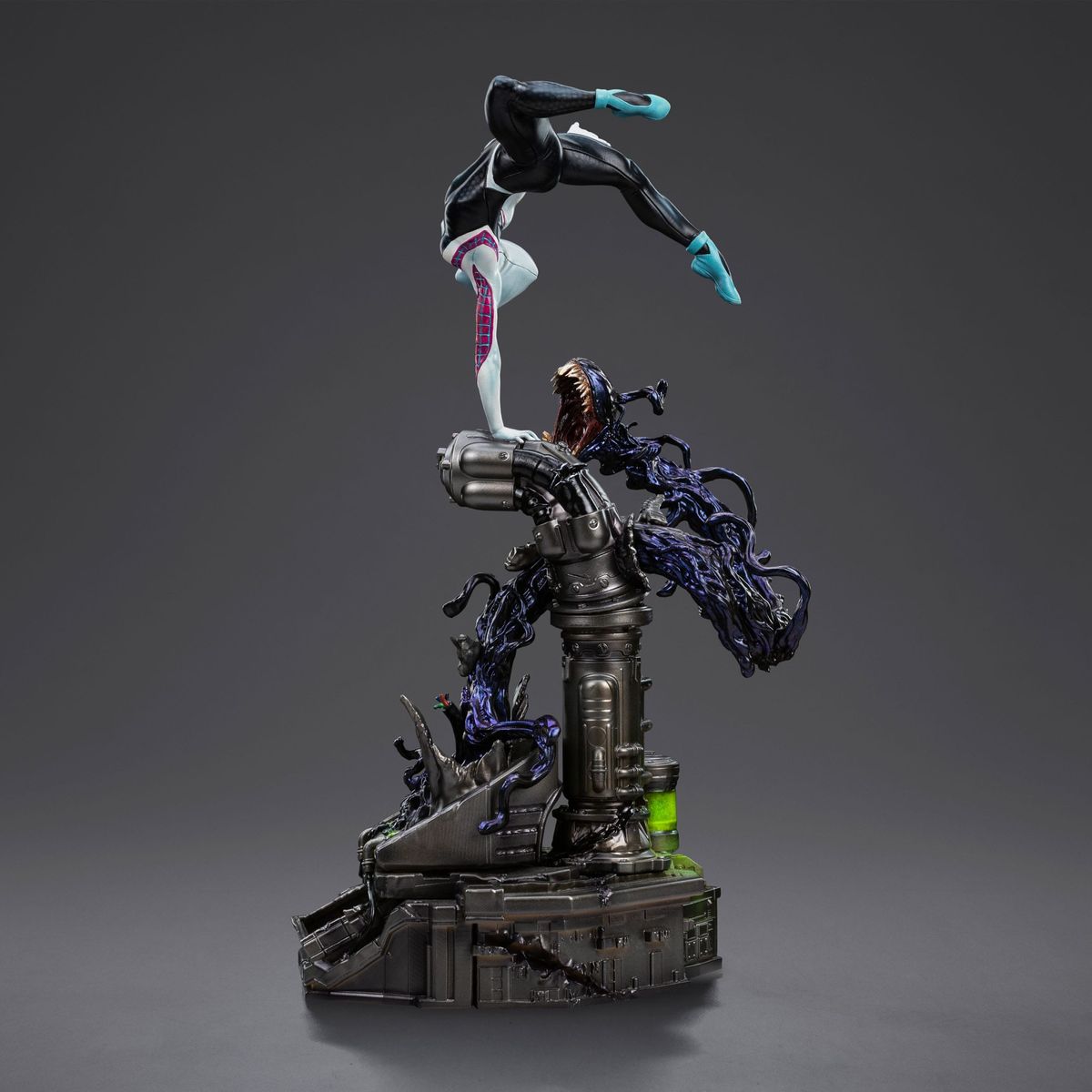 Marvel - Spider-Man vs. Villains Art Scale Statue 1/10 Ghost Spider Diorama - Figuuri (keräilyhahmo)