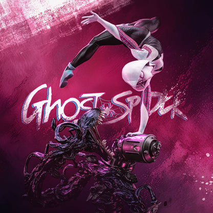 Marvel - Spider-Man vs. Villains Art Scale Statue 1/10 Ghost Spider Diorama - Figuuri (keräilyhahmo)