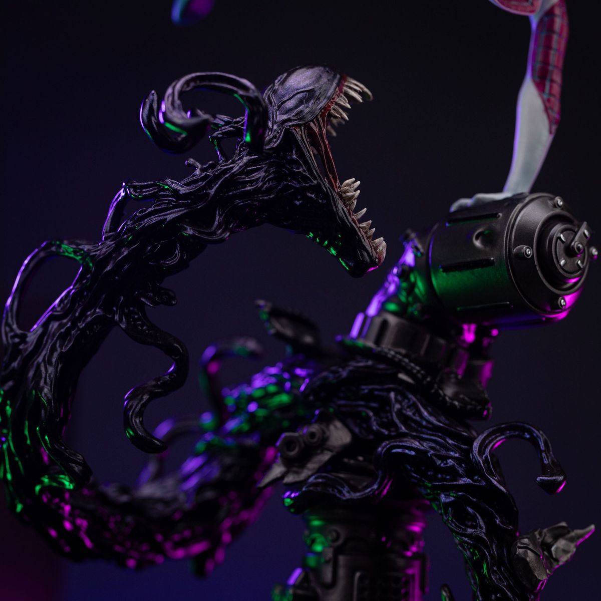 Marvel - Spider-Man vs. Villains Art Scale Statue 1/10 Ghost Spider Diorama - Figuuri (keräilyhahmo)