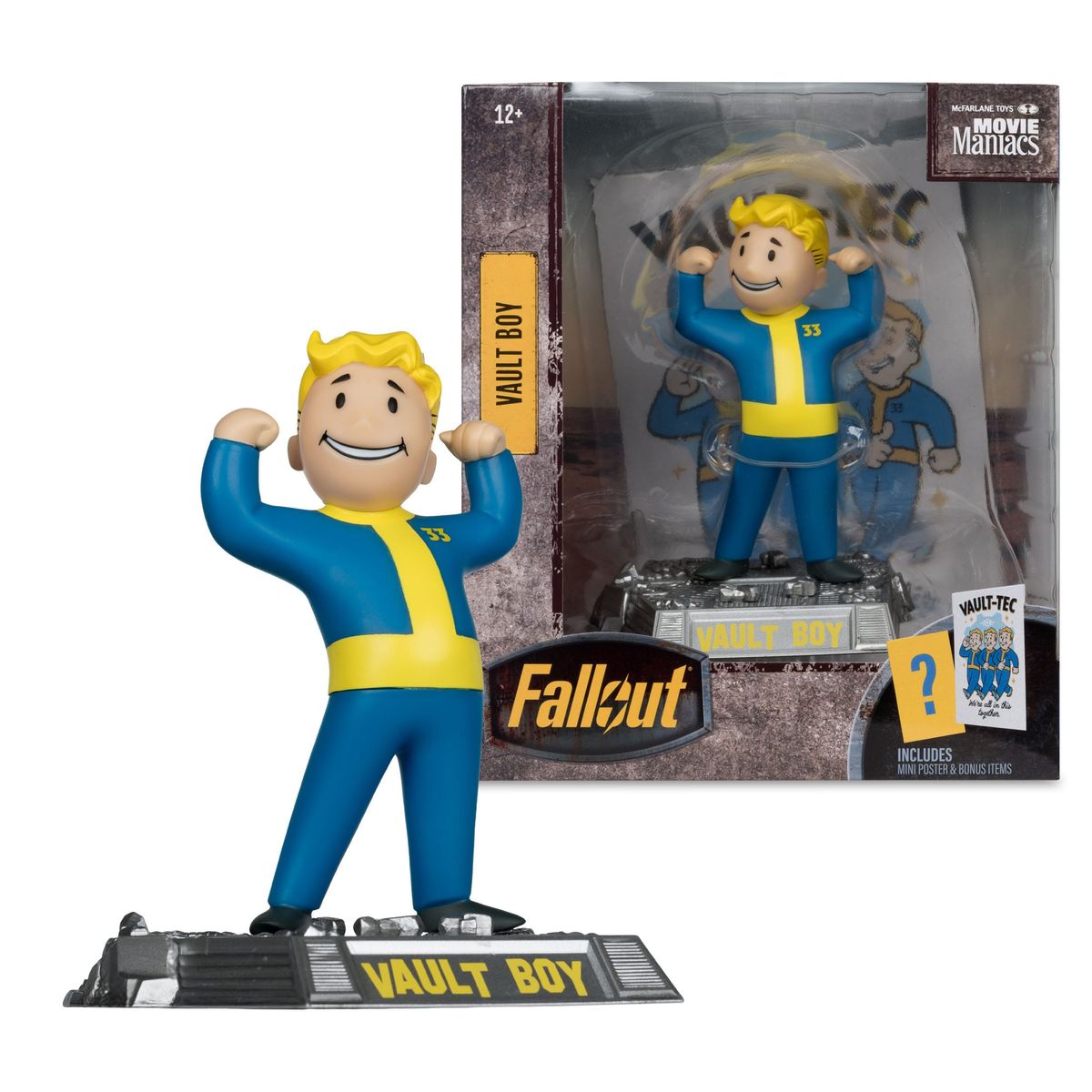 Fallout - Movie Maniacs Vault Boy Version 1 - Figuuri (keräilyhahmo)