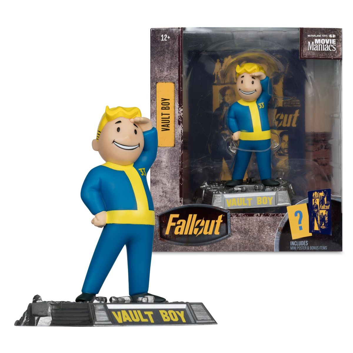 Fallout - Movie Maniacs Vault Boy Version 3 - Figuuri (keräilyhahmo)
