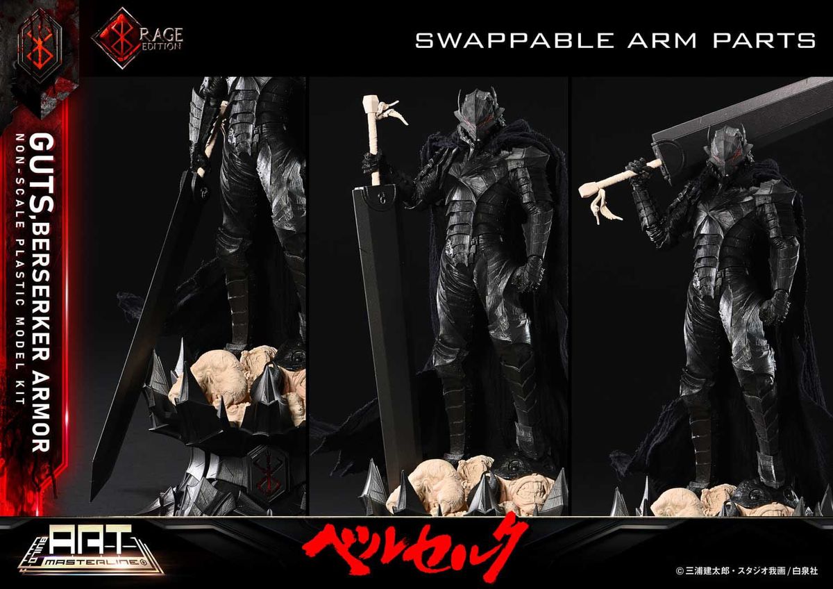 Berserk - Build Art Masterline Guts Berserker Armor Rage - Model Kit (koottava figuuri)