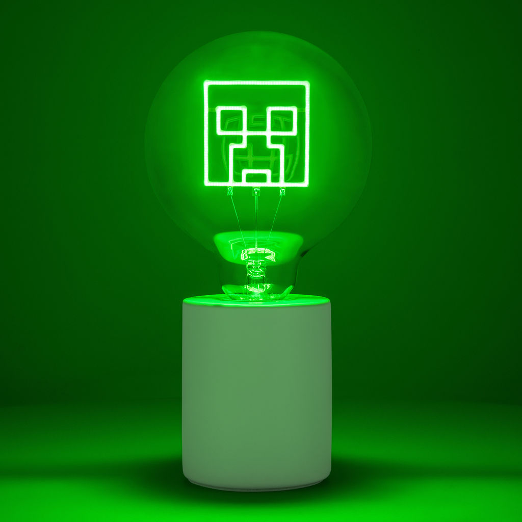 Minecraft - Creeper - Neon-tyylinen LED-lamppu