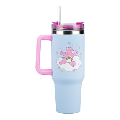 Care Bears - Cheer Bear - Isokokoinen termosmuki/matkamuki (n. 1200 ml)