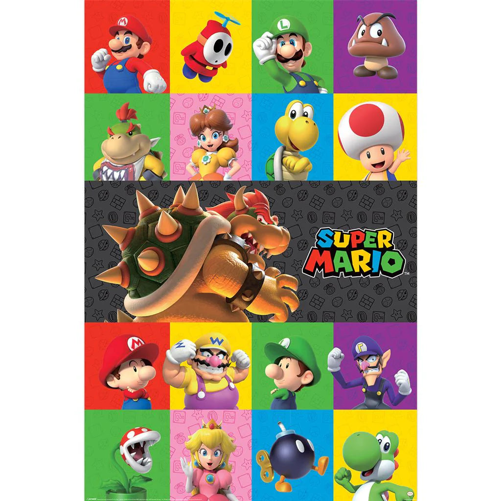 Super Mario - Characters - Juliste