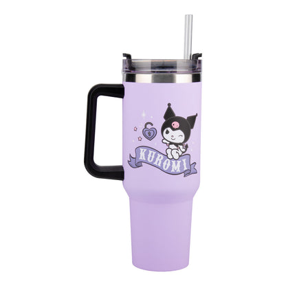 Hello Kitty - Kuromi - Isokokoinen juomapullo (tumbler)