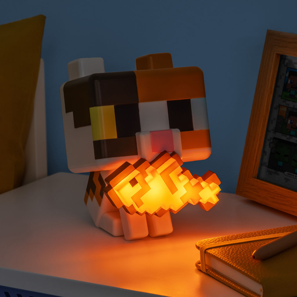 Minecraft - GloBuddies: Cat - Pöytävalaisin (lamppu)