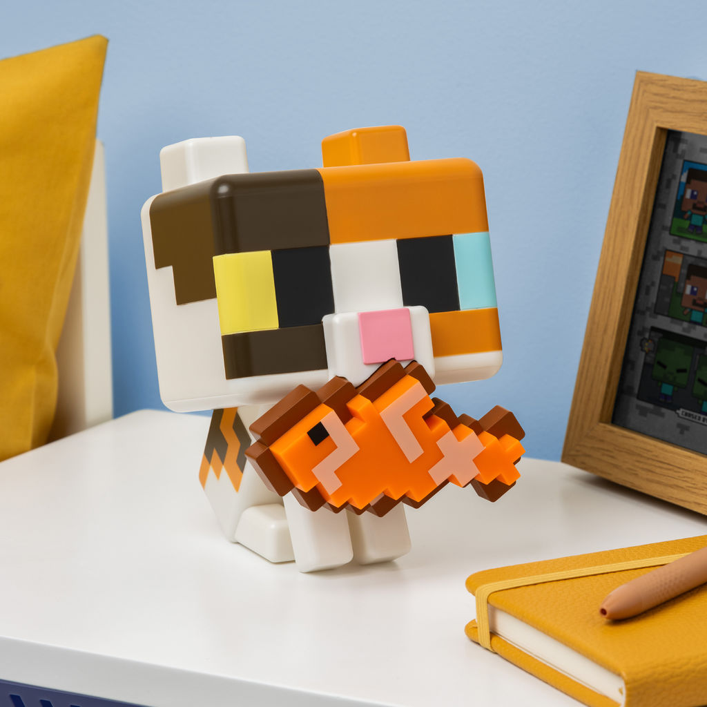 Minecraft - GloBuddies: Cat - Pöytävalaisin (lamppu)
