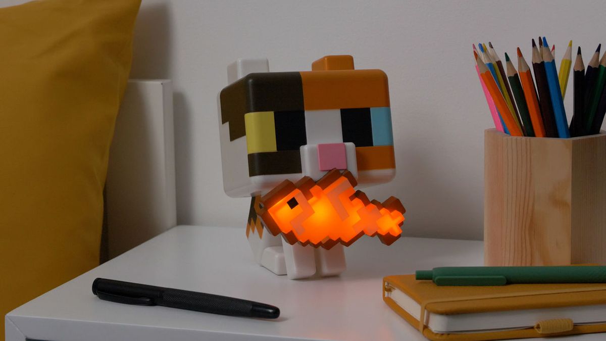 Minecraft - GloBuddies: Cat - Pöytävalaisin (lamppu)