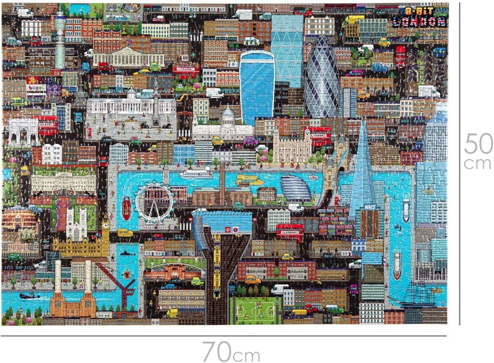 8-Bit Pixel Puzzle London Level 3 - Palapeli