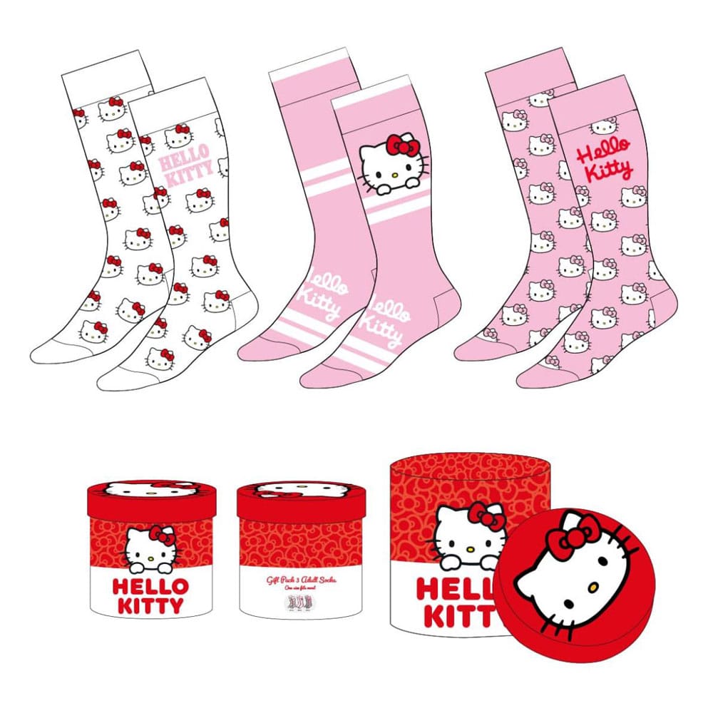 Hello Kitty - Sanrio Hello Kitty - Sukat (3 kpl setti)