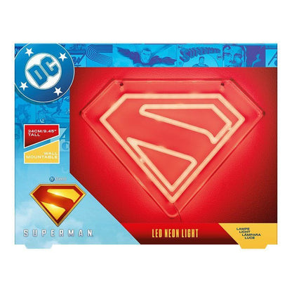 Superman - Neon Logo - Valaisin (lamppu)
