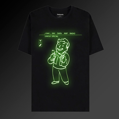 Fallout - Charisma +10 - T-paita (Glow-in-the-dark)