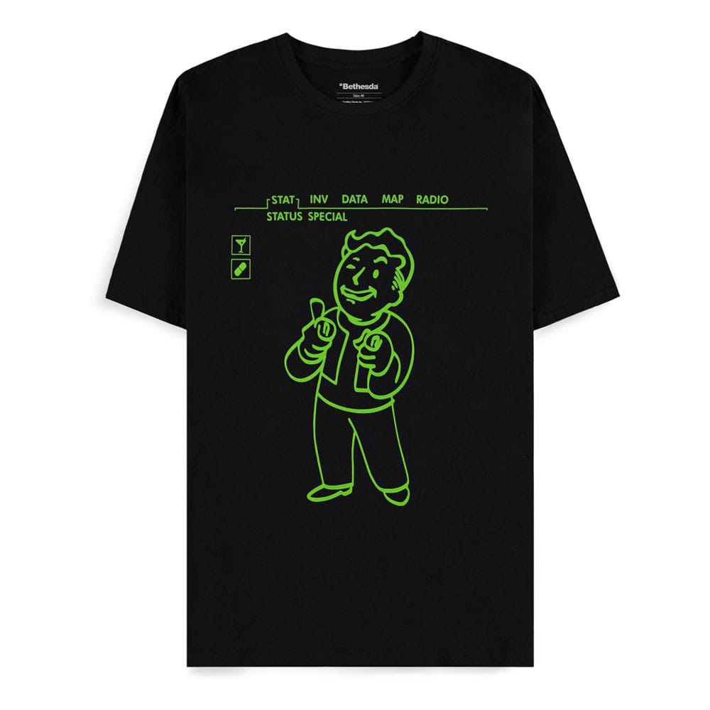 Fallout - Charisma +10 - T-paita (Glow-in-the-dark)