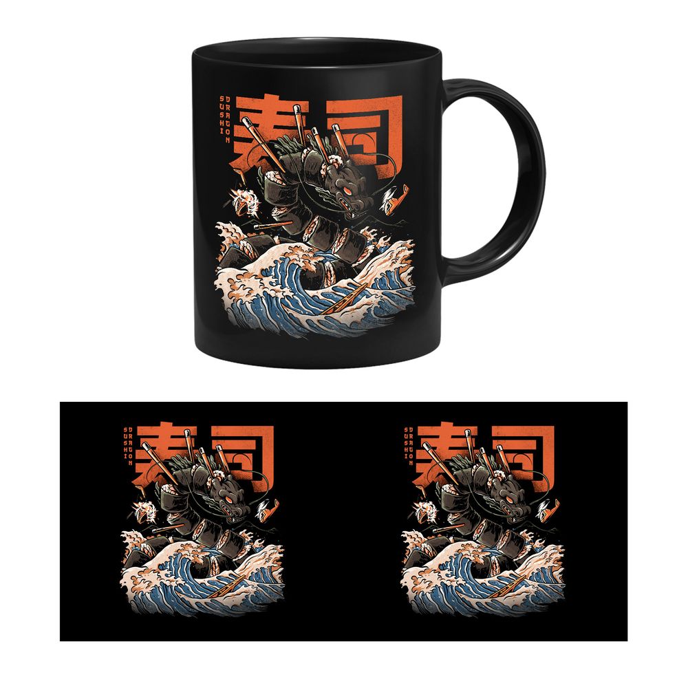 Ilustrata - Black Sushi Dragon - Muki